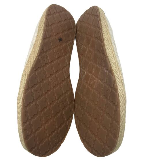 Ugg Espadrille Ballet Flat Cream Size y - Picture 7 of 8